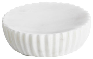 Mannara 5" Diameter Marble Soap Dish