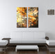 Abstract ABS I, Canvas Wall Art, 24"x12" 2-Panels