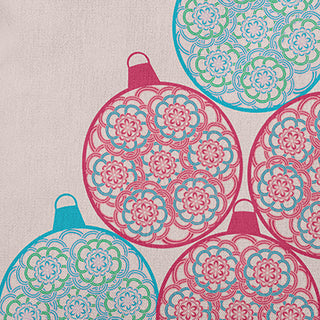 Fancy Ornament Stack Accent Pillow, Light Pink, 14"x20"