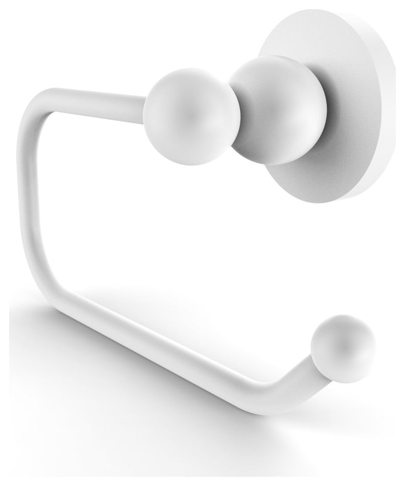 Bolero European Style Toilet Tissue Holder, Matte White