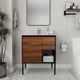 BNK Freestanding Bathroom Vanity Gel Sink, with Soft Close Door, 30x18