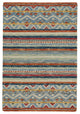 Capel Shakta-Kelim Multitone 2569_985 Hand Tufted Rugs - 3' 6" X 5' 6" Rectangle
