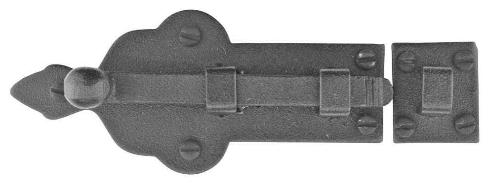 Slide Bolt Black RSF Iron 4 Inch Wide Set of 2