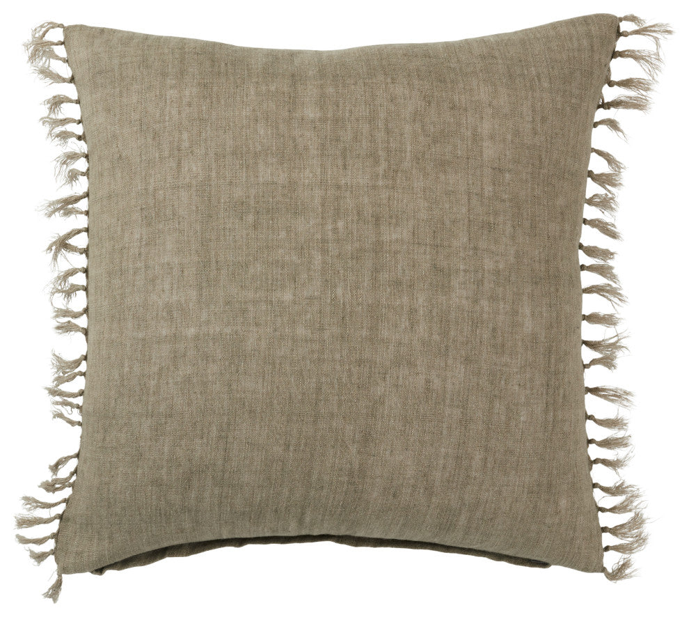 Jaipur Living Majere Solid Sage Down Pillow 20" Square