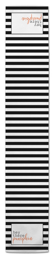 Hey There Pumpkin Stripes Table Runner