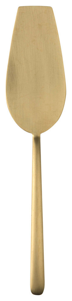 Linea Cake Server, Ice Gold