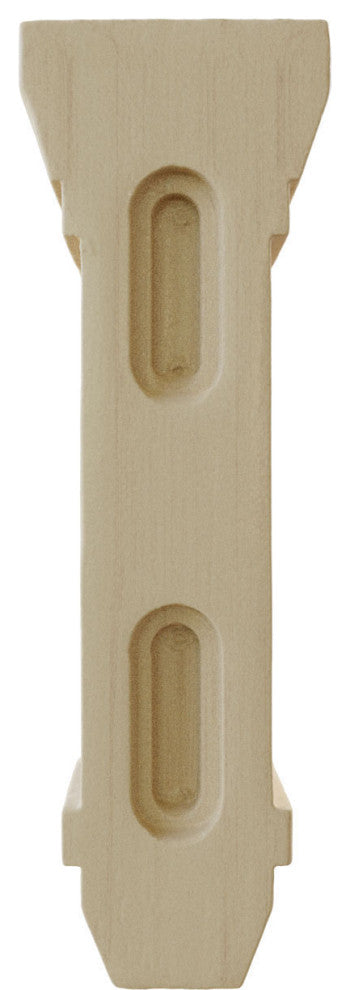 2 1/4"W x 5"D x 7"H Stockport Bracket, Rubberwood