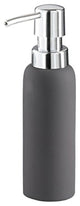 Anthracite Gray Porcelain Bathroom Accessories, Pur, Soap Dispenser