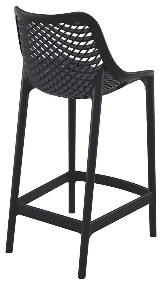 Compamia Air Counter Stools, Set of 2, Black