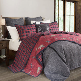 Hamilton Tweed Duvet Cover Set, 3-Piece, Super Queen