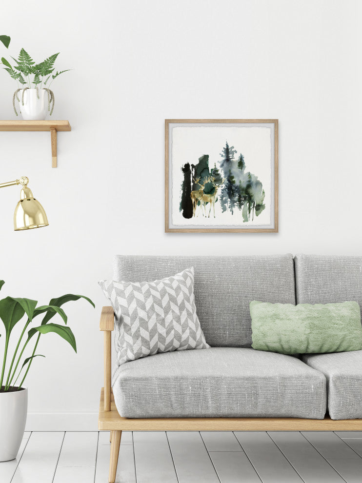 "Adventure Starts" Framed Painting Print, 12x12