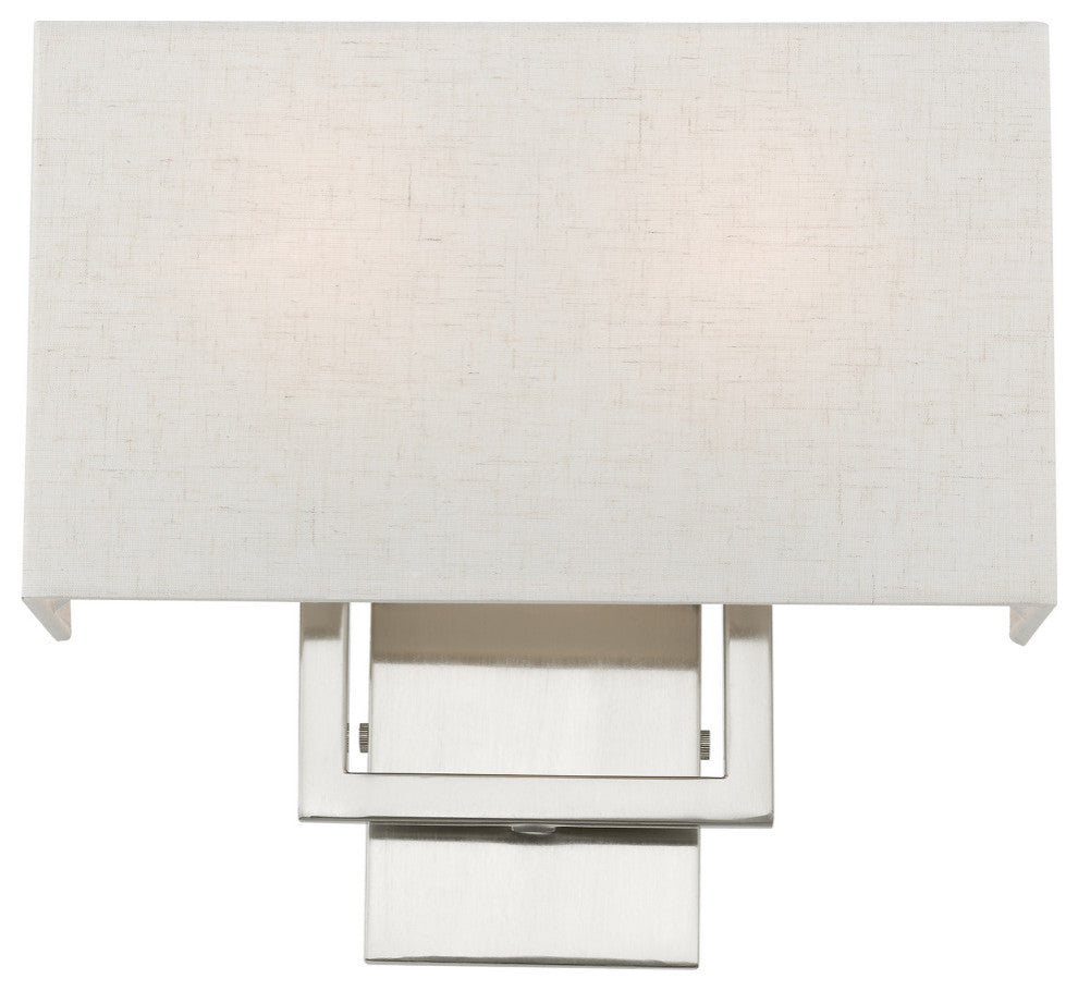 Pierson 2 Light Brushed Nickel ADA Wall Sconce