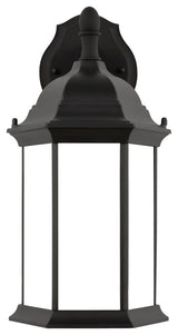 Generation Lighting 8938701 Sevier 16" Tall Outdoor Wall Sconce - Black