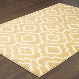 Oriental Weavers Sphinx Carson 9672E  Rug, Gold/Ivory, 3'10"x5'5"