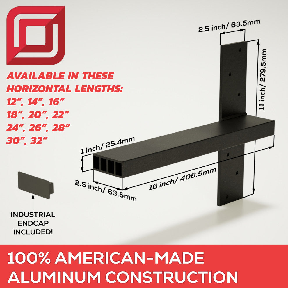 The Original™ Industrial Free Hanging Universal Bracket, 14