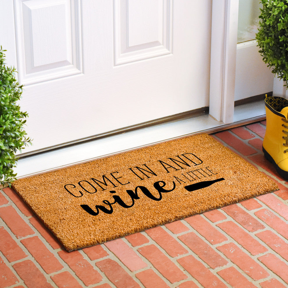 Calloway Mills Wine A Little Doormat, 30"x48"