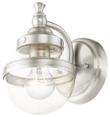 Brushed Nickel Transitional Vanity Sconce