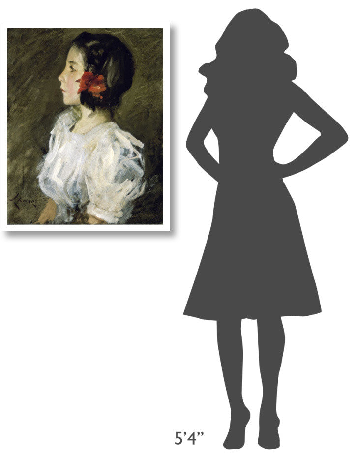 "Dorothy" Digital Paper Print by William Merritt Chase, 26"x32"