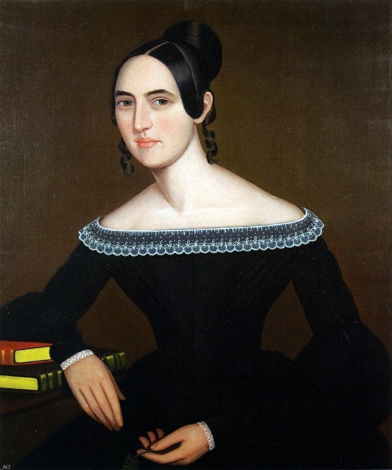 Ammi Phillips A Portrait of Jeanette Payne, Gallery Wrapped Canvas, 20"x25"
