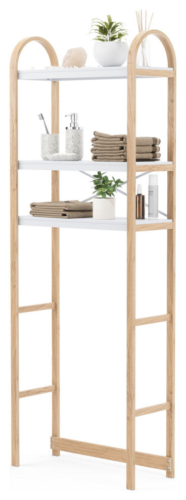 Umbra 1016856 Bellwood 24" Composite and Wood Bathroom Shelf - Natural