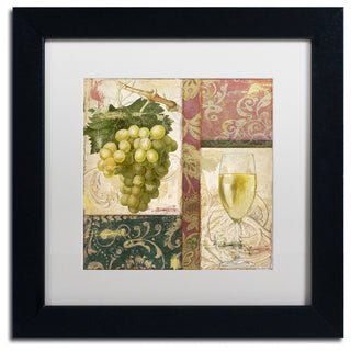 Color Bakery 'Sofia II' Matted Framed Art, Black Frame, White Mat, 11x11