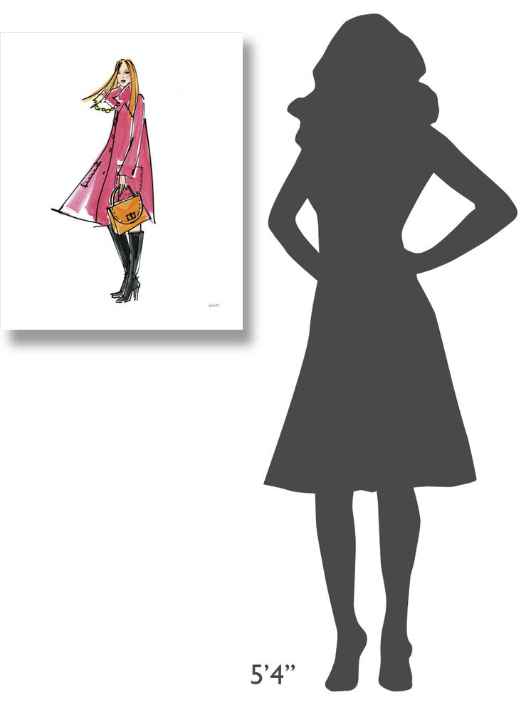 "Colorful Fashion III" Digital Paper Print by Anne Tavoletti, 24"x30"