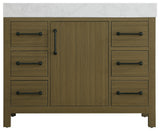 Home Living 42" Single Bathroom Vanity, Chestnut Brown