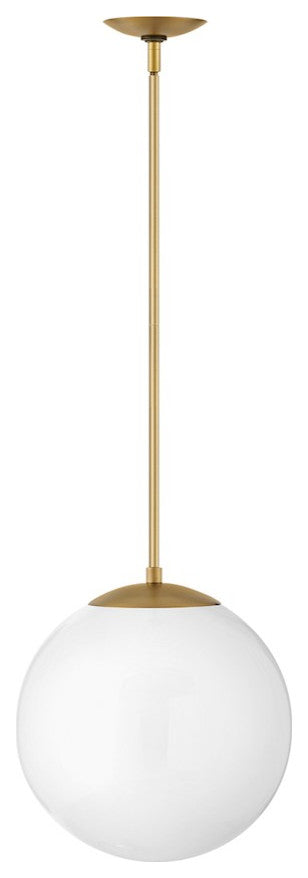 Hinkley Warby Medium Orb Pendant Heritage Brass