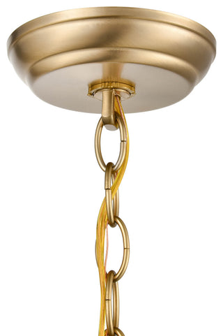 3-Light 9" Pendant, Modern Gold