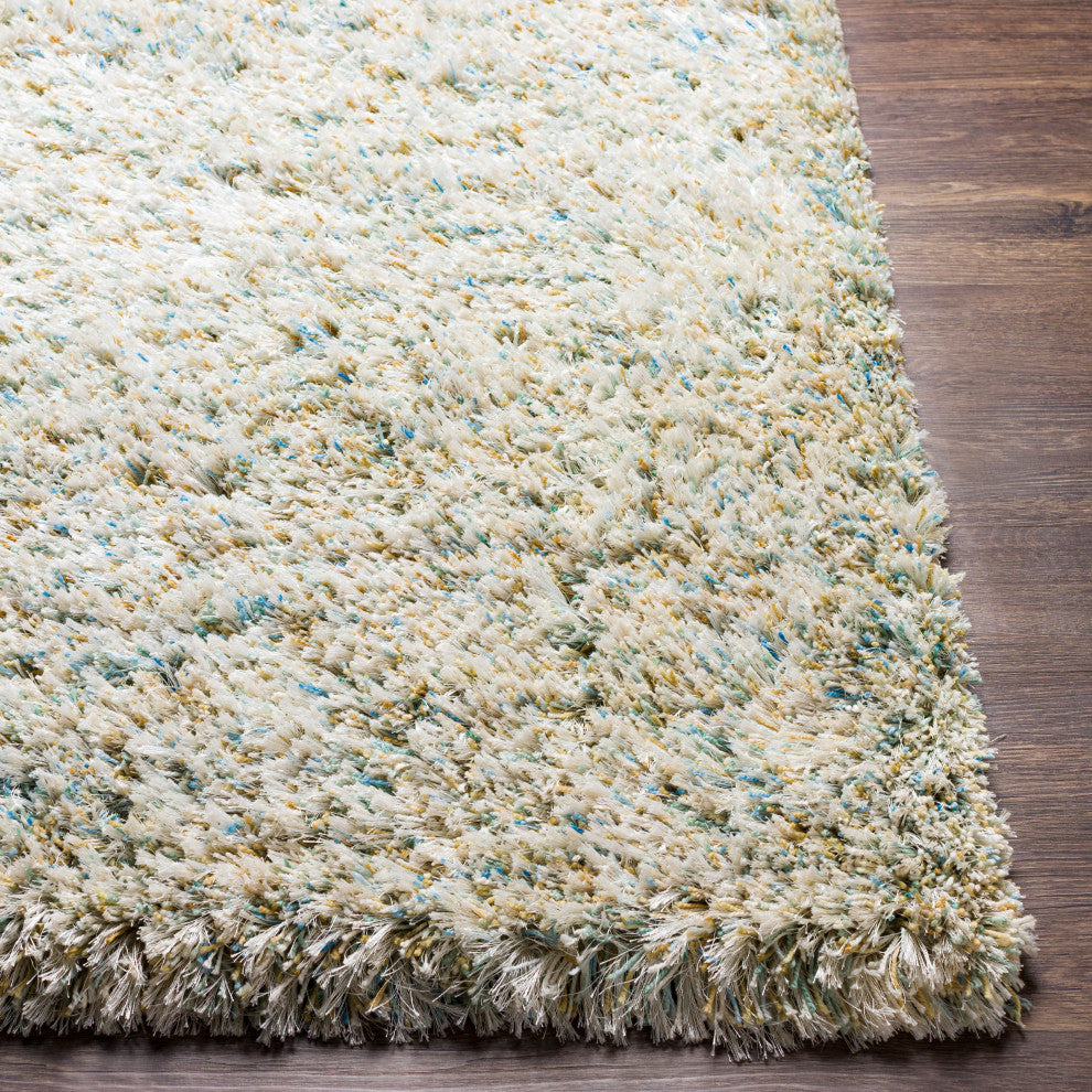 Surya Anaheim AHM-2300 Hand Woven Area Rug, Sky Blue, 2'6" x 8'