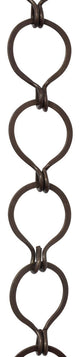 RCH Hardware Brass Round Chandelier Chain, 3', Bronze, U42