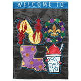 Welcome To Nola Flag, Garden