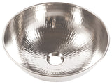 Bohr 14" Vessel Bathroom Sink in Nickel