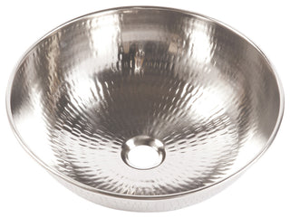 Bohr 14" Vessel Bathroom Sink in Nickel