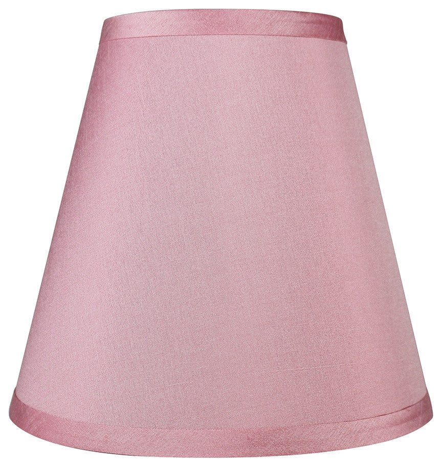 Faux Silk Empire Lamp Shade 5x9x8.5", Pink