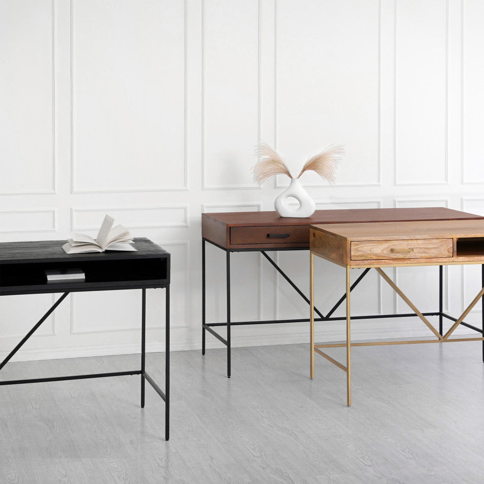 Bilbao Work Desk, Walnut