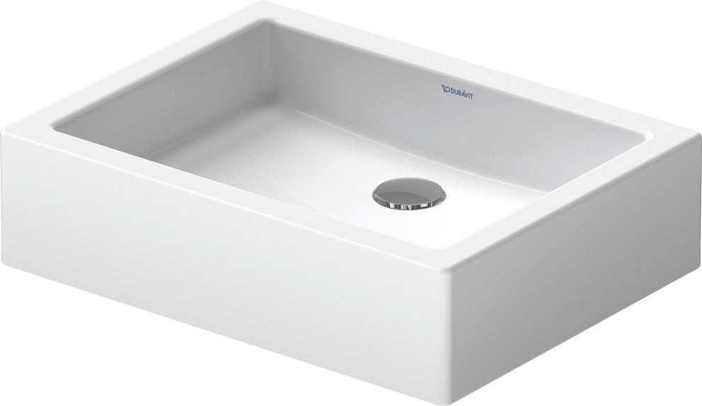 Duravit Vero Above-Counter Bathroom Sink 04555000001 White WonderGliss