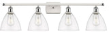 Innovations 516-4W-WPC-GBD-752-LED 4 Light Vanity Light, White, Polished Chrome