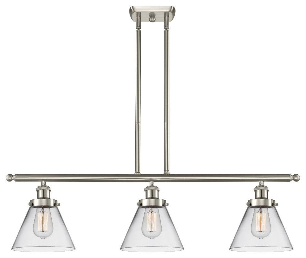 Innovations 916-3I-SN-G42-L-LED 3-Light Island Light, Brushed Satin Nickel