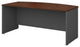 Series C 72W x 36D Bow Front Office Desk in Hansen Cherry - Engineered Wood