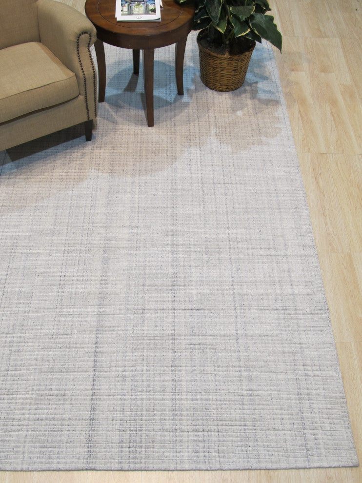 Ivory Transitional Solid Legend Area Rug