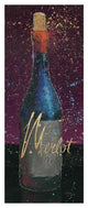 "Wine Splash Dark IV" Digital Paper Print by Wellington Studio, 18"x42"