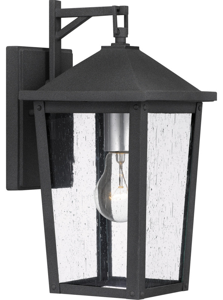 Quoizel STNL8407 Stoneleigh 13" Tall Outdoor Wall Sconce - Mottled Black