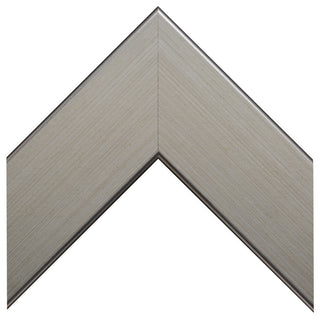 Pendleton Framed Wall Mirror, Nickel, 36" X 54"