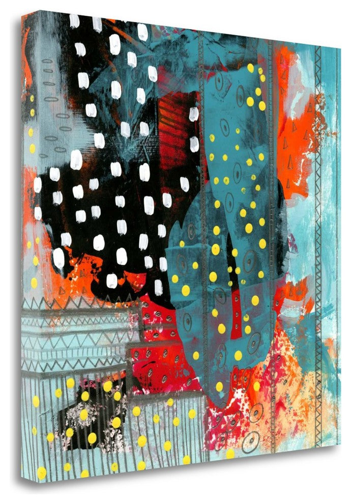 "Geometric Abstract II" By Sarah Ogren, Giclee Print on Gallery Wrap Canvas