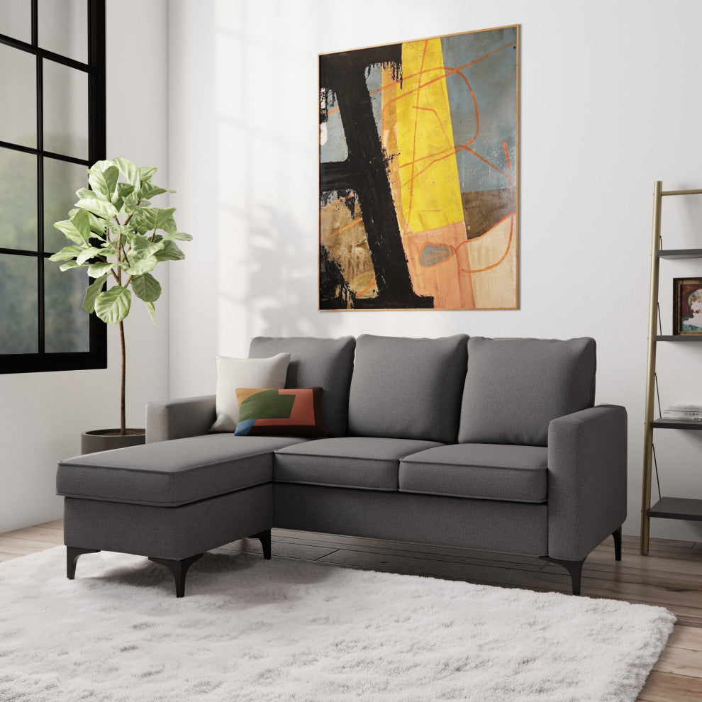 Hillsdale Alamay Upholstered Reversable Sectional Chaise