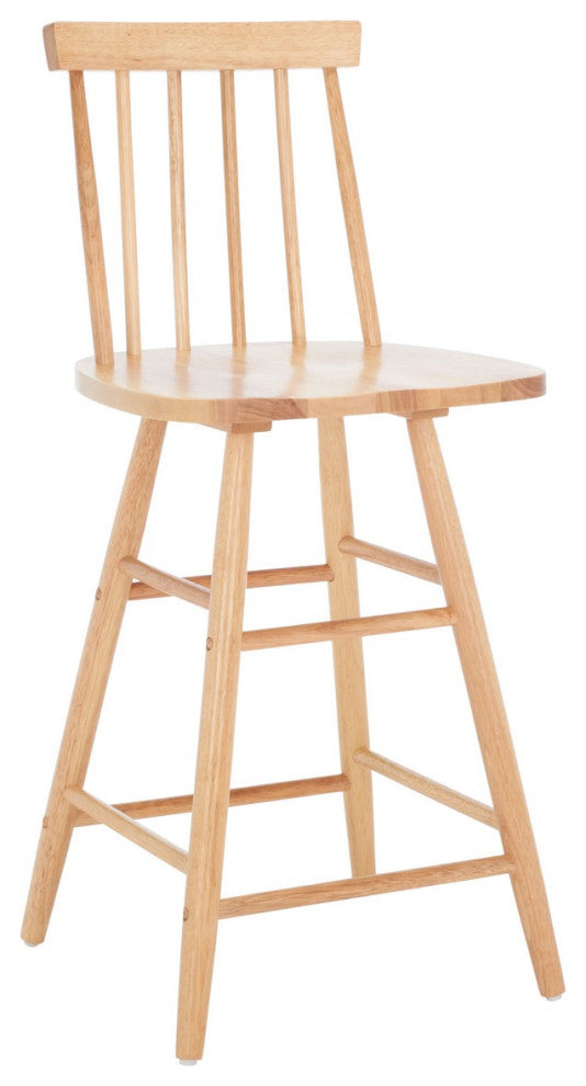 Safavieh May Wood Counter Stool, Natural