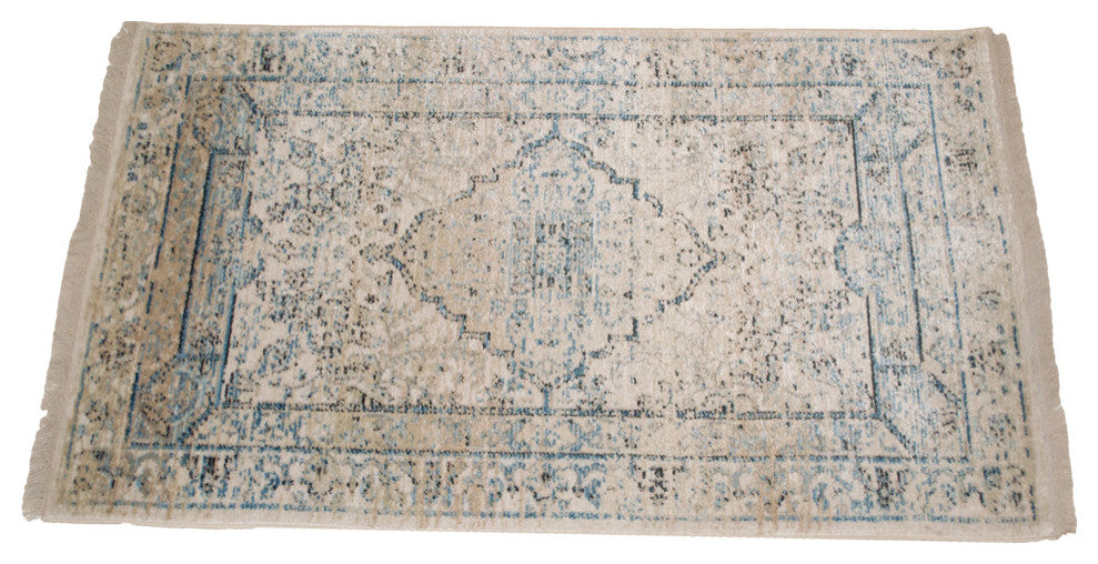 Machine Made Polyester Durable Indoor Outdoor Washable Oriental Pattern Footmat