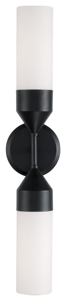 Capital Lighting 652421 Devon 2 Light 5"W Bath Bar - Matte Black