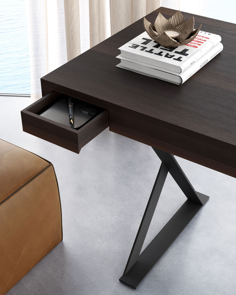 Barrow Desk, Smoked Oak